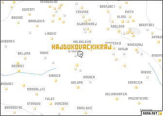 map of Hajdukovački Kraj