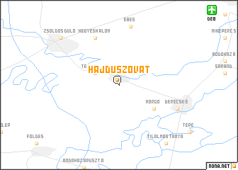 map of Hajdúszovát