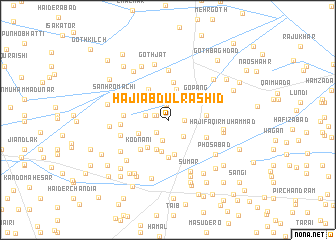 map of Hāji Abdul Rashīd