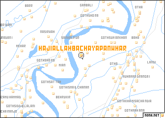 map of Hāji Allāh Bachaya Panwhar
