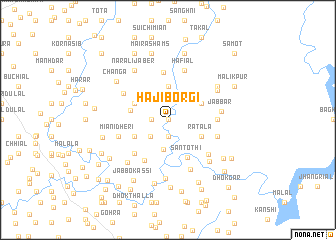 map of Hāji Borgi