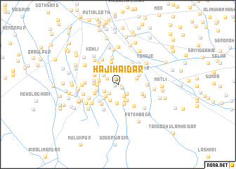 map of Hāji Haidar