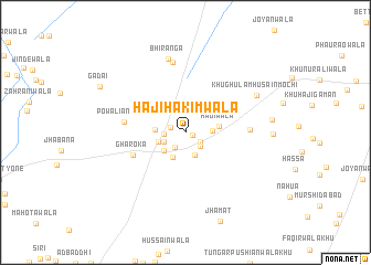 map of Hājī Hākimwāla