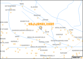 map of Hāji Jamāīl Khān