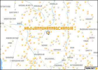 map of Hāji Jān Muhammad Chāndia
