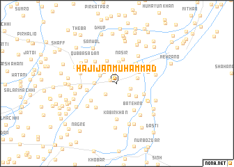 map of Hāji Jān Muhammad