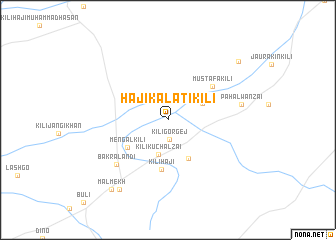map of Hāji Kalāti Kili