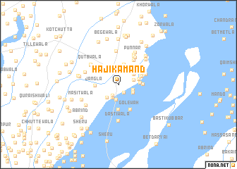 map of Hāji Kamand