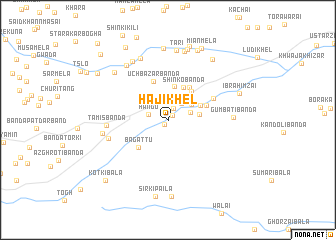 map of Hāji Khel