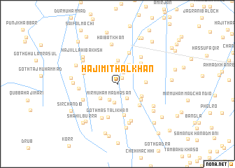 map of Hāji Mithal Khān