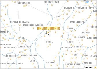 map of Hāji Mubārik