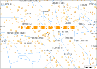 map of Hāji Muhammad Ishāq Bhurgari