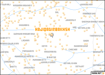 map of Hāji Qādir Bakhsh
