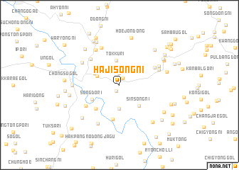 map of Hajisŏng-ni