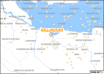 map of Ḩājj Ḩusām