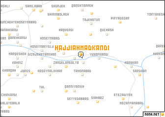 map of Ḩājjī Aḩmad Kandī