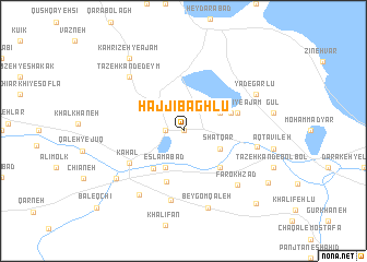 map of Ḩājjībāghlū