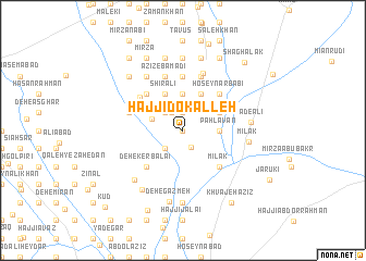 map of Ḩājjī Do Kalleh