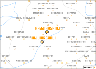 map of Ḩājjī Ḩasanlī