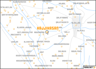 map of Ḩājjī Ḩasan