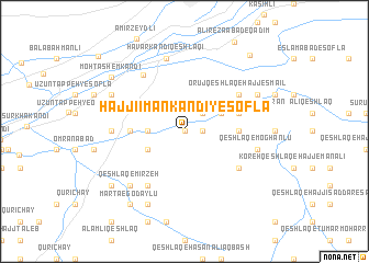 map of Ḩājjī Īmān Kandī-ye Soflá