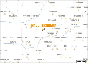 map of Ḩājjī Iskandar