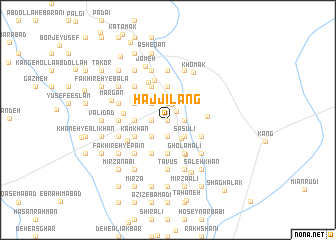 map of Ḩājjī Lang