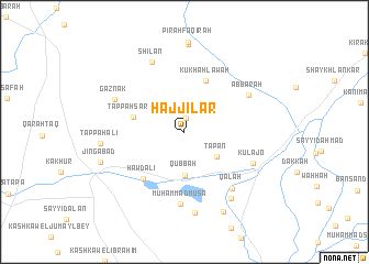map of Ḩājjīlar