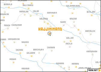 map of Ḩājjī Mimand