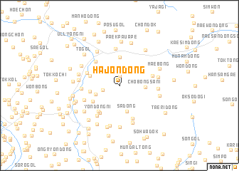 map of Hajŏn-dong