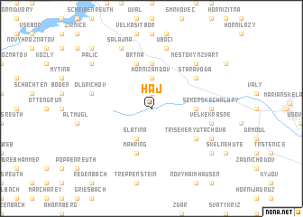 map of Háj