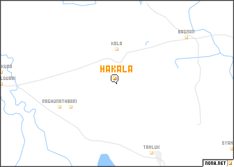 map of Hākala