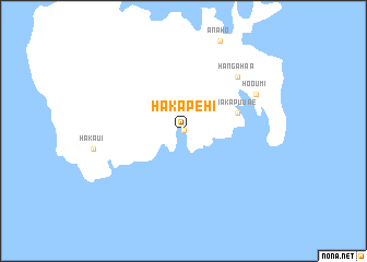 map of Hakapehi