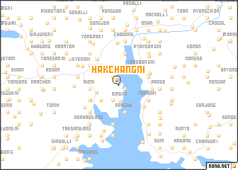 map of Hakchang-ni