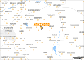 map of Hakchŏng