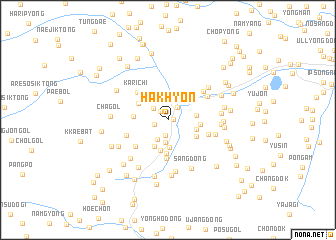 map of Hakhyŏn