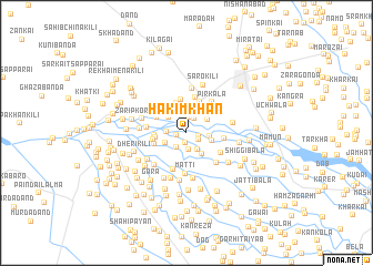 map of Hakīm Khān