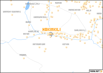 map of Hakim Kili