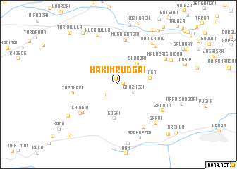 map of Hakīm Rūdgai