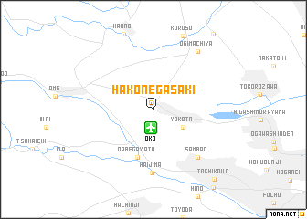 map of Hakonegasaki