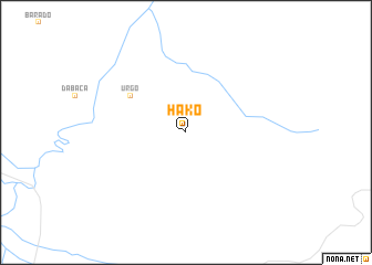 map of Hakʼo