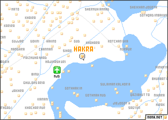 map of Hakra