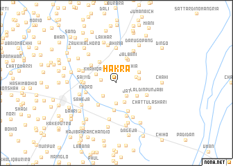 map of Hakra