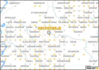 map of Hākron Bāje