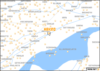 map of Hakro
