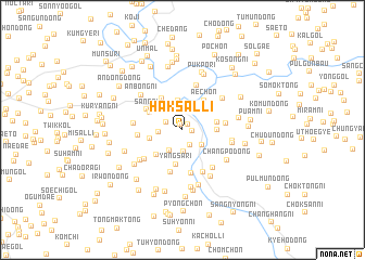 map of Haksal-li