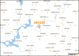map of Haksan