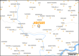 map of Haksan