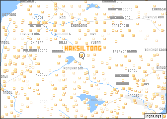 map of Haksil-tong