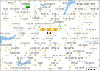 map of Haksŏng-ni